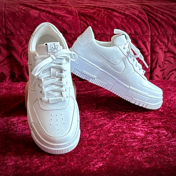 Nike Shoes - 💖🌟Nike’s Women’s Air Force 1 Pixel White🌟💖Price Drop